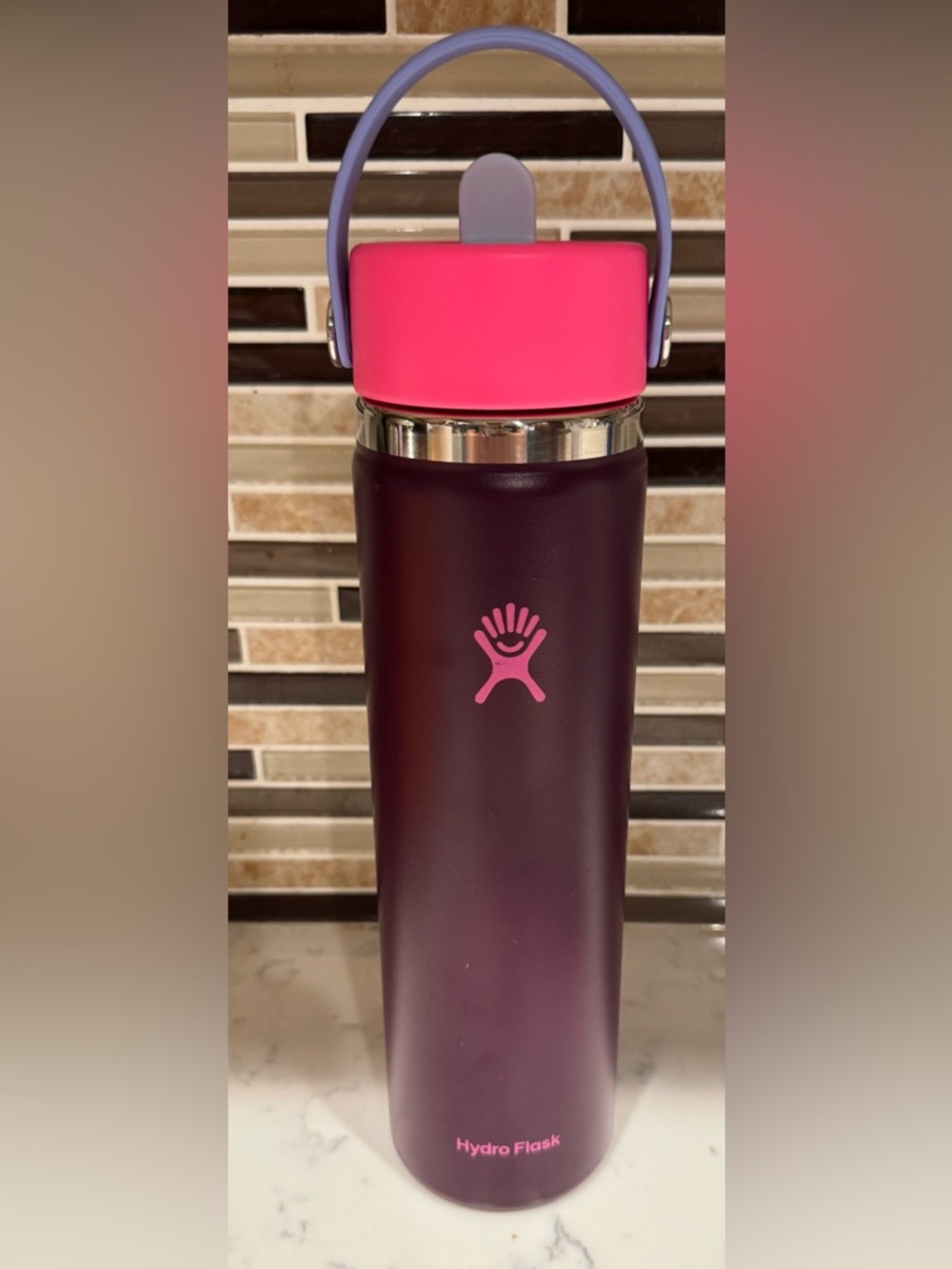 Hydro Flask Remix 24-Ounce Wide Mouth Water Bottle with Flex Straw Cap NWOT